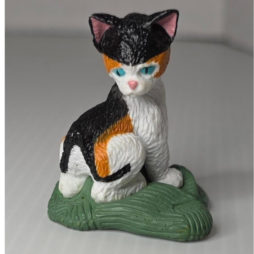 Kitty in My Pocket 1994‎ Calico Cat Green Base M.E.G. Inc